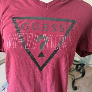 Guess Men's Red T-Shirt